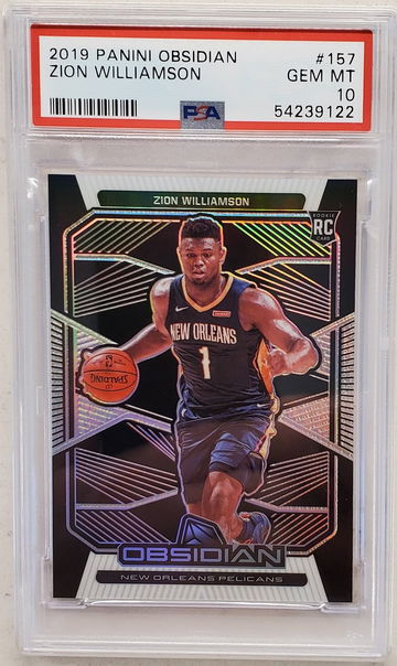 2019-20 Obsidian Zion Williamson #157 PSA 10