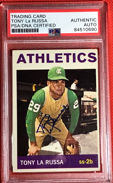 Tony LaRussa RC Auto HOF 2019 PSA/DNA