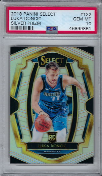 Luka Doncic 2018 Select Premier Silver PSA 10