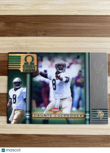 🔥1999 Pacific Omega DAUNTE CULPEPPER Rookie Card RC #130 Vikings