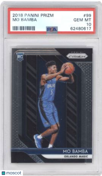 2018 Panini Prizm Mo Bamba #99 PSA 10