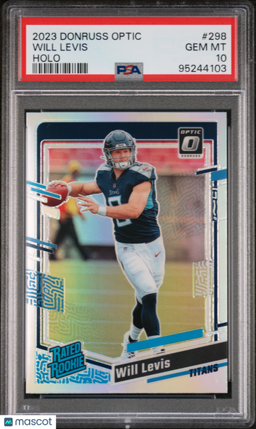 2023 Panini Donruss Optic Will Levis #298 Holo PSA 10
