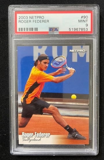 PSA 9 Roger Federer 2003 Netpro #90 RC