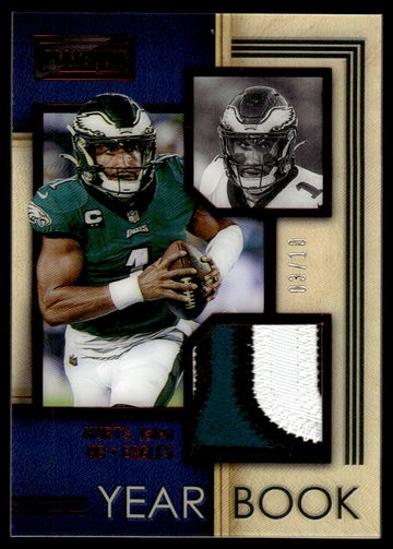 2022 Playbook Jalen Hurts Yearbook Patch /10