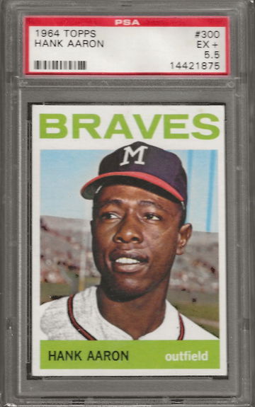 1964 Topps Hank Aaron PSA 5.5
