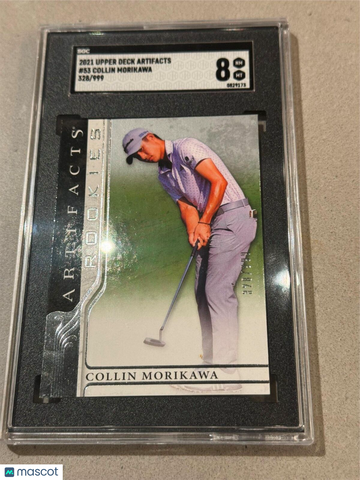 2021 Upper Deck Artifacts colin morikawa #53 SGC 8