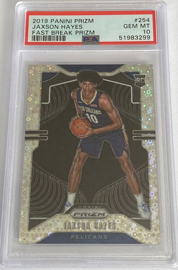 2019 Panini Prizm Fast Break Variation Jaxson Hayes PSA 10