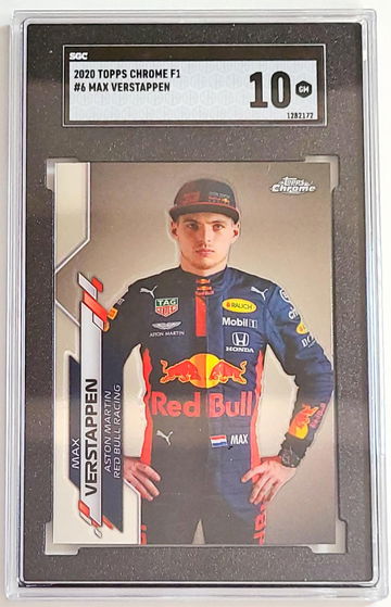 Max Verstappen Formula 1 Topps Chrome F1 SGC 10 