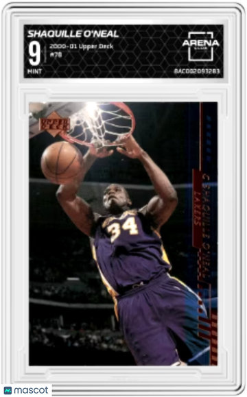 2000-01 Upper Deck Shaquille O'Neal #78 Arena Club 9
