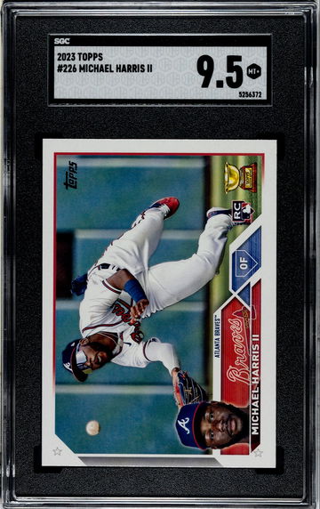 Michael Harris II 2023 Topps Series 1 Rookie RC #226 SGC 9.5 Mint+ Braves