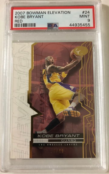 2007 Bowman Elevation Kobe Bryant Insert #24 /49 (Express Shipping From Japan)