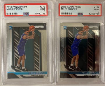 2018 miles bridges prizm lot of 2 mint 9 rc #278