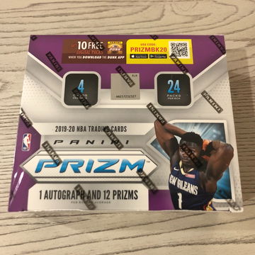 2019-20 Prizm Basketball Retail Box Zion Ja