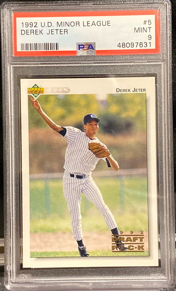 1992 Upper Deck Minor League Derek Jeter PSA 9