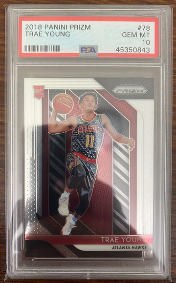 Trae Young 2018 Prizm PSA 10