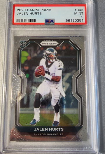 2020 Panini Prizm Rookie RC Jalen Hurts PSA 9