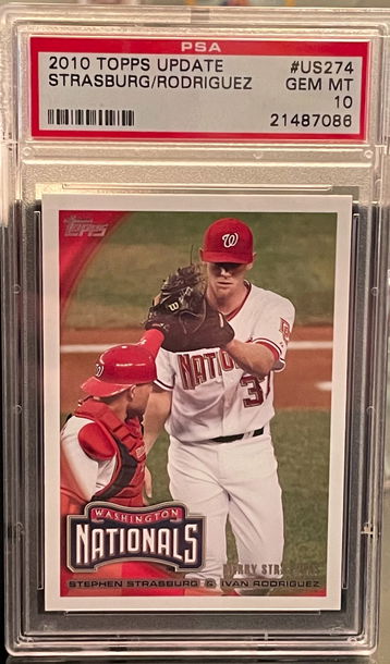 2010 Topps Update Strasburg / Rodriguez