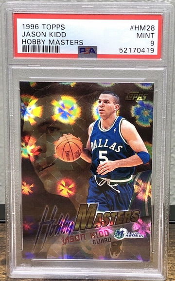 1996 Topps #HM28 Jason Kidd Hobby Masters PSA 9 Mint