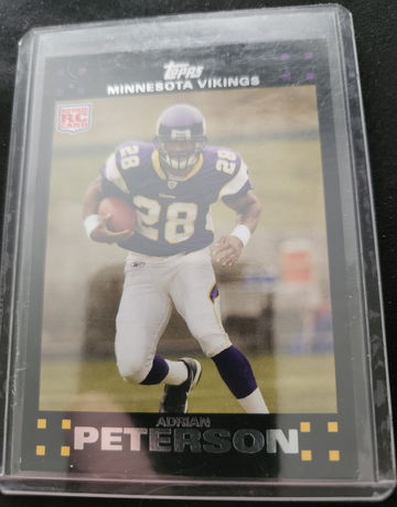 2007 Topps Adrian Peterson rookie