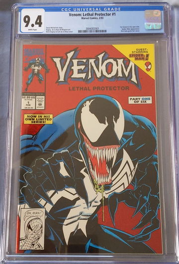 Venom: Lethal Protector #1 CGC 9.4 White Pages