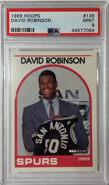 1989 Hoops David Robinson PSA 9 #138