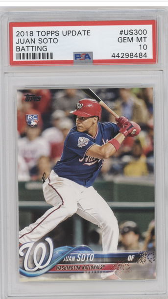 Juan Soto update us300 psa 10 