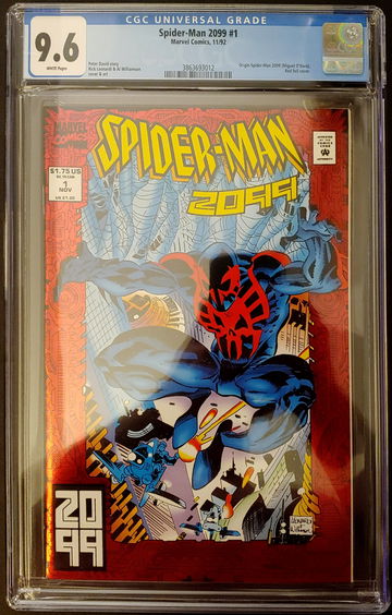 Spider-man 2099  #1  CGC 9.6  white pages