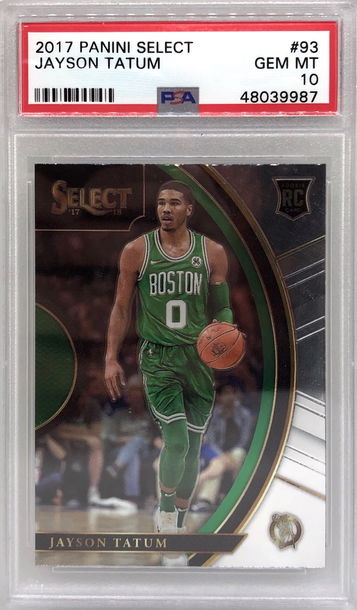 Jayson Tatum Select Rookie PSA 10