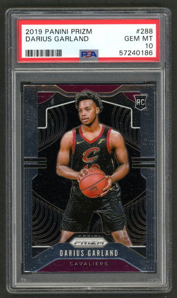 2019-20 Panini Prizm Darius Garland #288 Rookie Rc PSA 10 Gem Mint