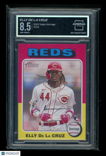 2024 Topps Heritage Elly De La Cruz #473 RC Arena Club 8.5