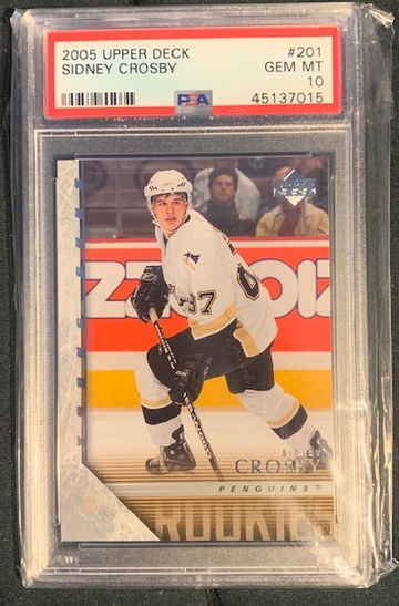 2005 Sidney Crosby Upper Deck Young Guns PSA 10