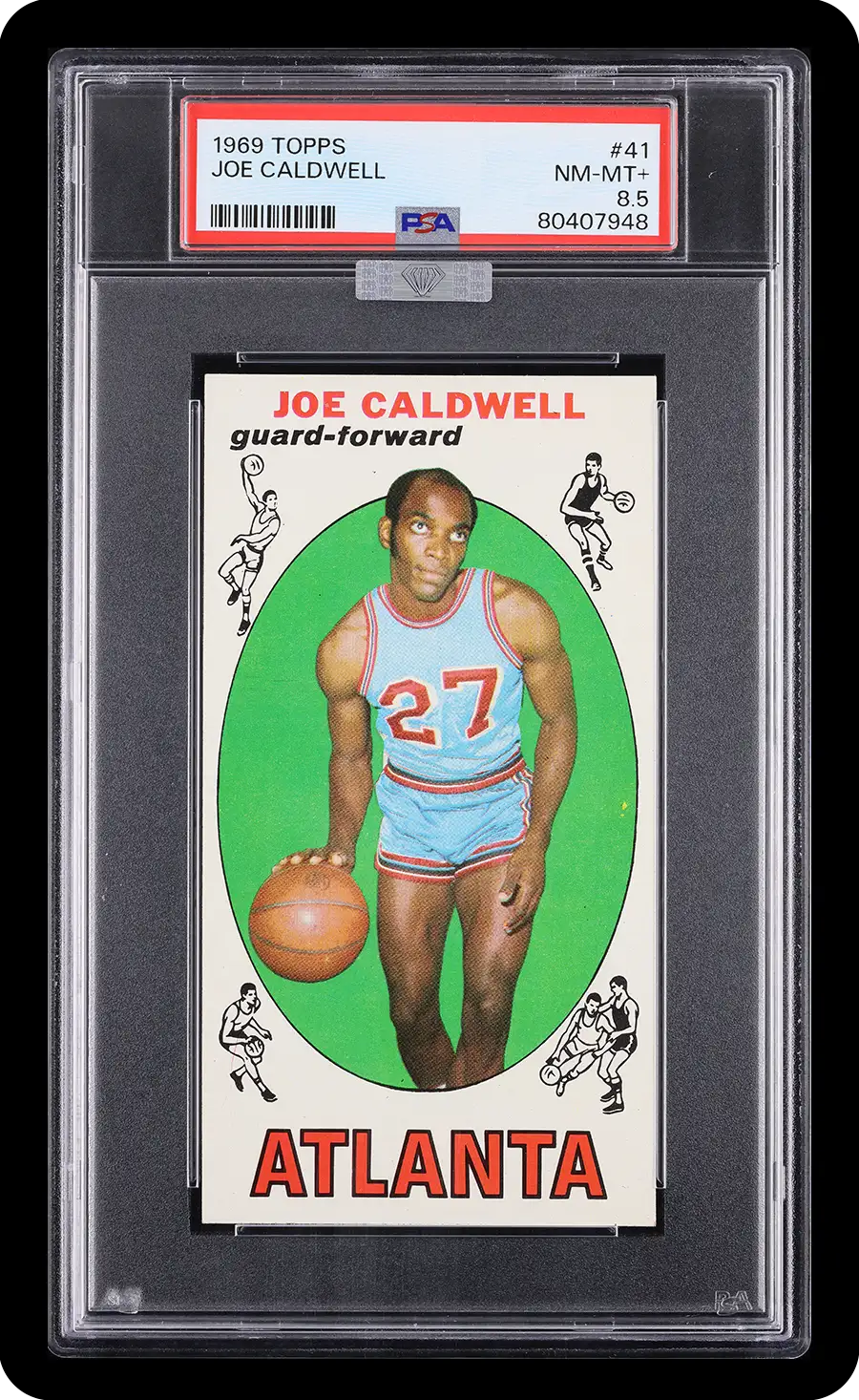 1969 Topps Joe Caldwell #41 MBA Silver PSA 8.5