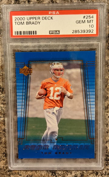 2000 Upper Deck Tom Brady PSA 10 Centered