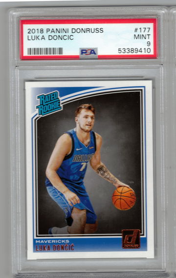 Luka Doncic 2018 Panini Donruss #177 PSA 9 *10
