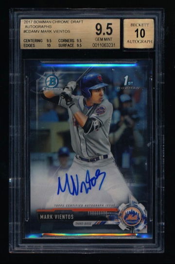 Mark Vientos 2017 Bowman Chrome Auto RC