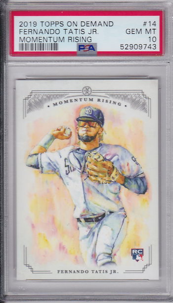 2019 Topps On Demand Fernando Tatis Jr. Momentum Rising PSA 10 Gem-Mint