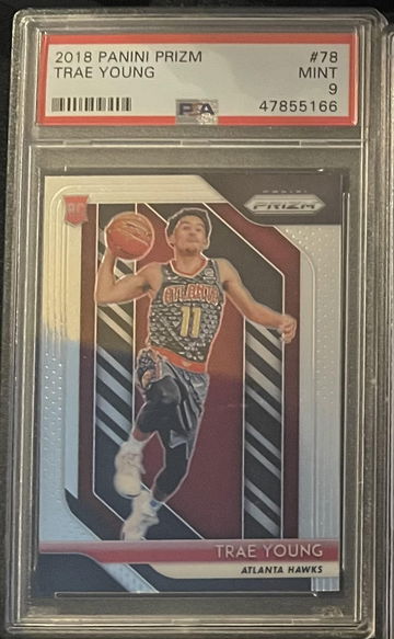 2018 Panini Prizm #78 Trae Young PSA 9