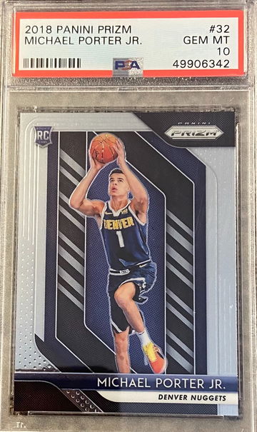 2018 Panini Prizm Michael Porter Jr PSA10