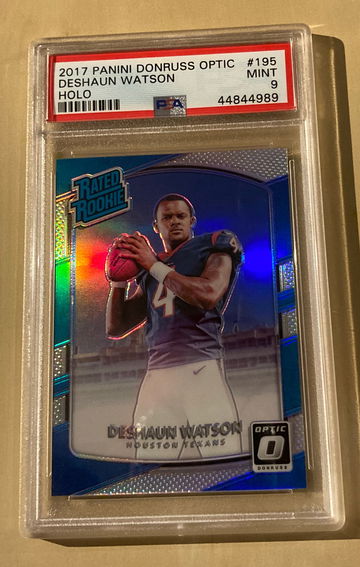 2017 Optic Deshaun Watson Holo PSA 9