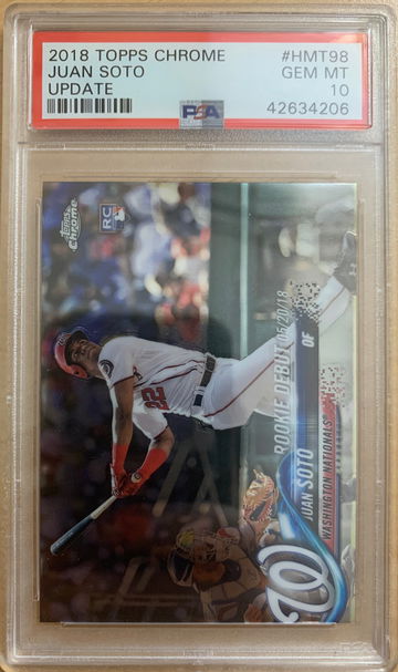 Juan Soto 2018 Topps Chrome Update HMT98