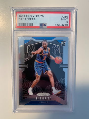 2019 Panini Prizm RJ Barrett #250 Base RC Rookie PSA 9