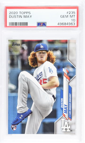 2020 Topps Dustin May PSA 10