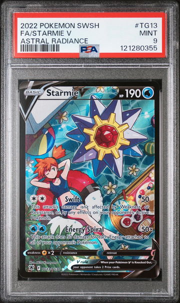 2022 Pokemon SWSH #TG13 Starmie V Astral Radiance PSA 9