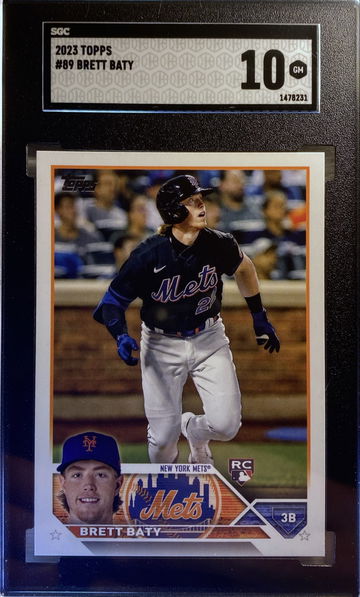 2023 Topps Series 1 Brett Baty Rookie Card SGC 10