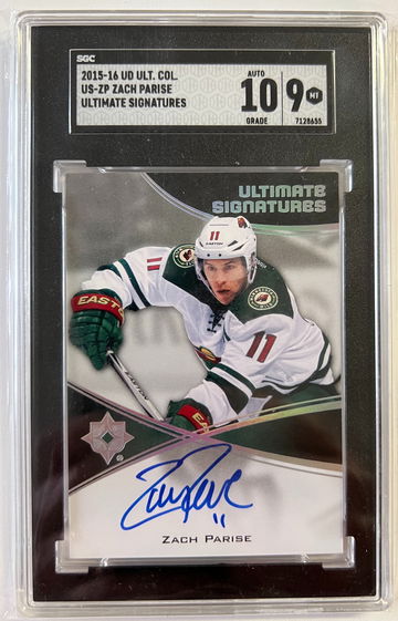 2015-16 Upper Deck Ultimate Signatures Zach Parise