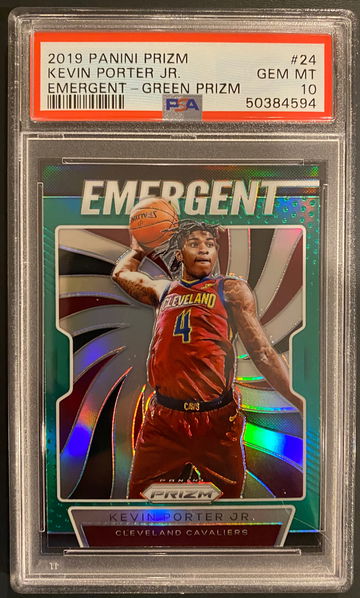 Kevin Porter Jr. Prizm Emergent Green Prizm PSA 10