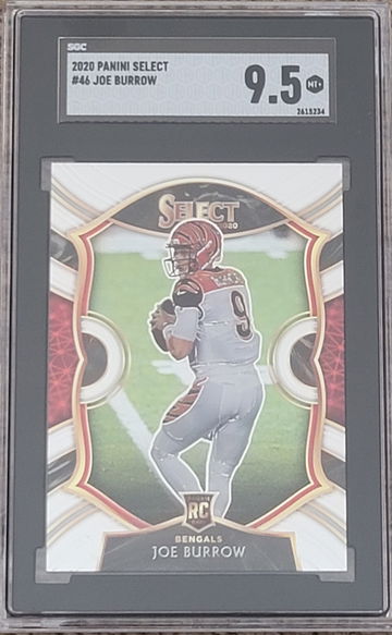 2020 Select Joe Burrow RC SGC 9.5 MT+