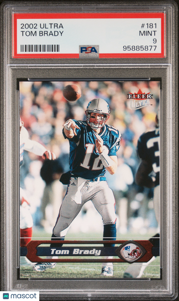 2002 Ultra Tom Brady #181 PSA 9