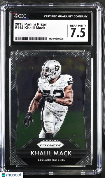 2015 Panini Prizm Khalil Mack #114 CGC 7.5