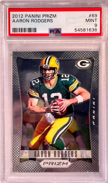 2012 Prizm #69 Aaron Rodgers PSA 9